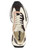 Baskets BePositive Space Race en cuir et daim beige