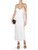 Slip Dress Norma Kamali in satin bianco