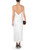 Slip Dress Norma Kamali in satin bianco