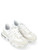 Sneaker Premiata Cassie bianca e beige con paillettes