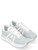 Sneaker Premiata Conny 6702 in pelle e uncinetto azzurra