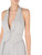 Jumpsuit short Elisabetta Franchi in pearl gray crepe