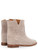 Ankle boot Via Roma 15 in beige suede