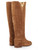 Boot Via Roma 15 made of brown-colored suede