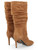 Boot Via Roma 15 made of leather-colored curled suede