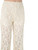 Flare pants Twinset in ivory macramé lace