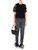 Maglia Twinset a manica corta in tulle nero