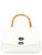 Tasche Zanellato Postina Daily Bamboo S aus weißem Leder