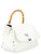 Tasche Zanellato Postina Daily Bamboo S aus weißem Leder