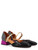 Black and purple Hindya heeled shoe