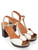 Heeled sandal Chie Mihara in white leather