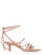 Sandal 3Juin Dafne in beige nappa leather