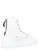 Sneaker Inuikii 30103 in pelle e tessuto bianca