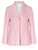 Single-breasted jacket 'S Max Mara in pink linen