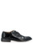 Lace up shoe Moma Noto in black vintage leather