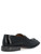 Moccasin Moma Note in black vintage leather