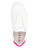 Zapatilla D.A.T.E. Court Calf en piel blanca y rosa