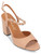 Sandal Via Roma 15 flesh-colored leather sandal with chain