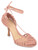Zapatos de tacón Paloma Barcelò Chieko en tejido rosa