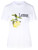 T-Shirt Sportmax bianca con stampa limoni