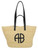 Tote Bag Anine Bing color naturale con logo nero