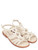 Sandal Pons Quintana Tina in ivory-colored wet leather