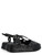 Sandal Pons Quintana Maui in black woven leather