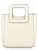 Hand bag Staud Mini Shirley in cream-colored leather