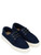Moccasin Woolrich in blue suede