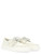 Moccasin Woolrich in cream-colored tumbled leather