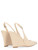 Slingback Sergio Levantesi en piel marfil