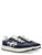 Sneaker Premiata Nous 6658 in suede and blue technical fabric