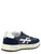 Sneaker Premiata Nous 6658 aus Wildleder und blauem technischen Stoff