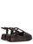 Sandal Pons Quintana Maui in dark brown leather