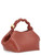 Borsa Ganni Bou Bag Small in pelle color terracotta