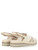 Sandal Pons Quintana Milano in ivory-colored leather