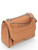 Lancel Ninon M Flap Bag in camel-colored leather