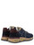 Sneaker Premiata Mick in suede and blue nylon