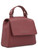 Orciani Soft Mini Tasche aus genarbtem Leder in Amarena-Farbe