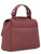 Orciani Soft Mini Tasche aus genarbtem Leder in Amarena-Farbe