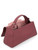 Orciani Longuette Soft Tasche aus Leder in Amarena-Farbe
