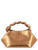 ganGanni Ganni Bag Small aus bronzefarbenem Metallic-Leder