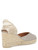 Castañer Espadrilles aus taubengrauem Satin