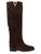 Boot Via Roma 15 in dark brown suede