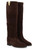 Boot Via Roma 15 in dark brown suede