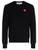 Comme Des Garçons Play V-Ausschnitt-Pullover schwarz