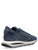 Sneaker Philippe Model Tropez Haute in navy blue suede