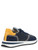 Sneaker Philippe Model Tropez 2.1 in blue and yellow leather