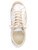 Sneaker Philippe Model Paris X in pelle argento effetto vintage