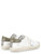 Sneaker Philippe Model Paris X in pelle bianca con talloncino verde